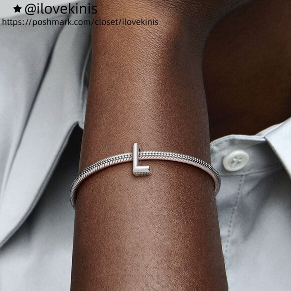 Pandora Letter L Alphabet Charm - Picture 6 of 6